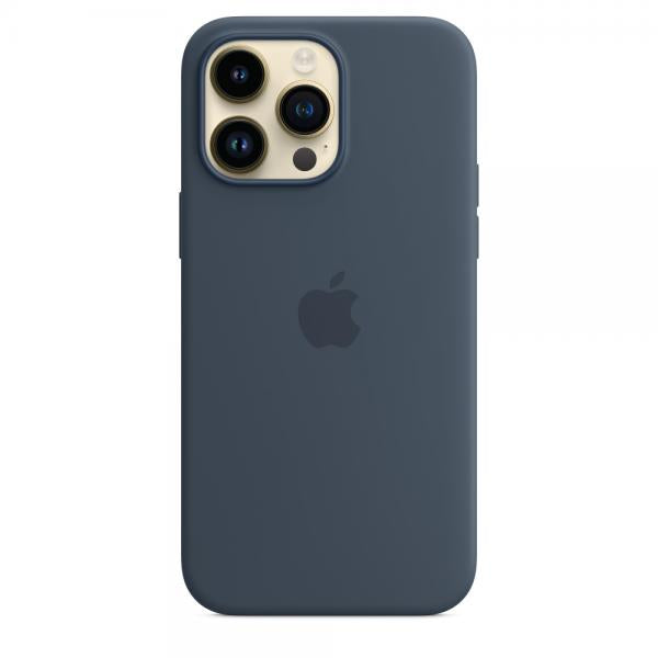 Custodia Apple MagSafe - iPhone 14 Pro Max \\ Blu tempesta in silicone