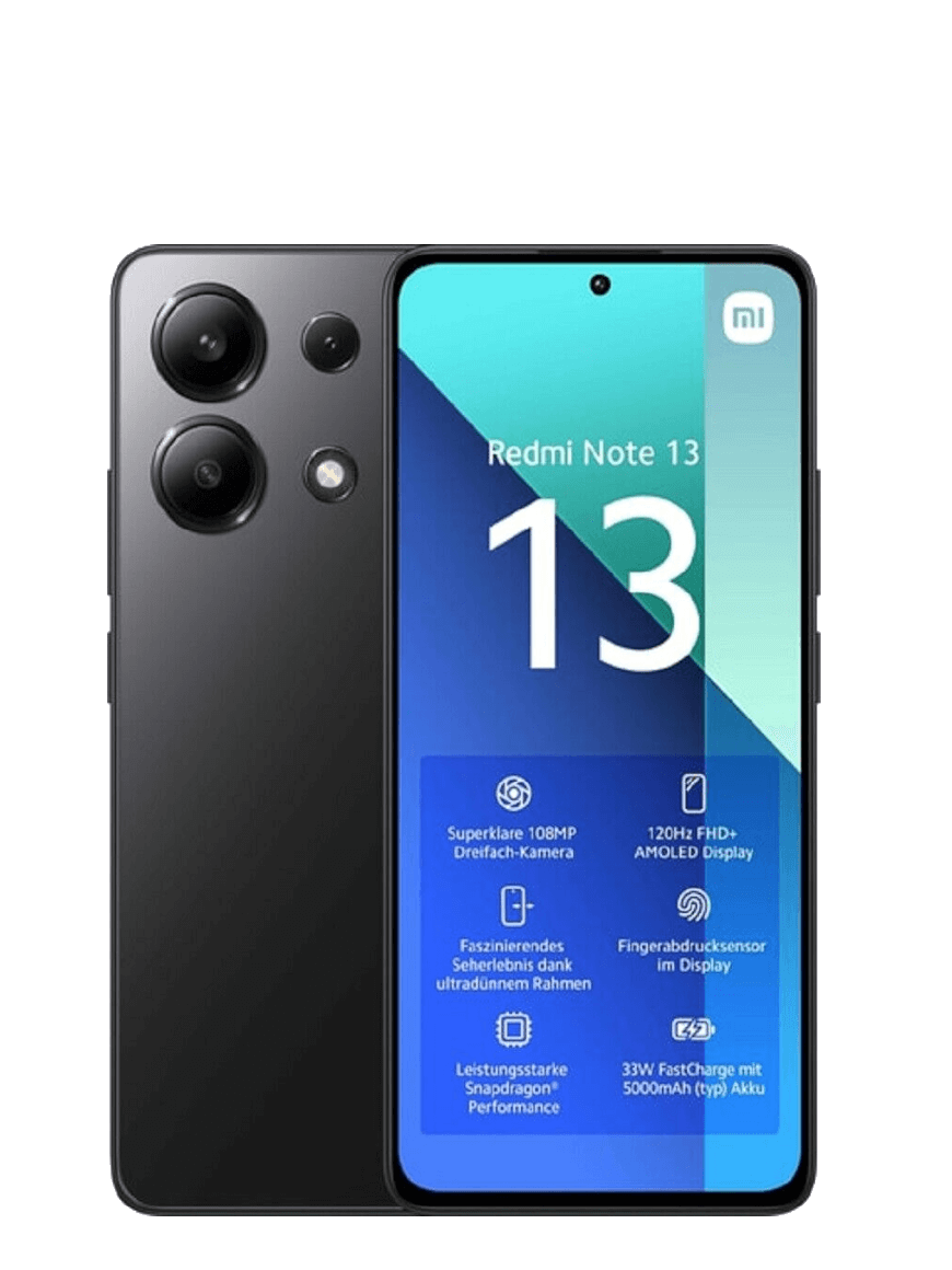 XIAOMI REDMI NOTE 13 128GB 6GB RAM 4G MIDNIGHT BLACK EU