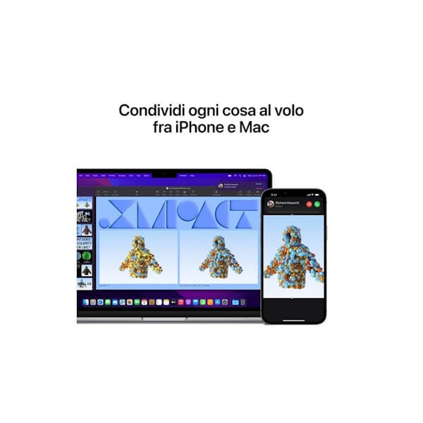 MACBOOK AIR 15" 512GB SSD \\ 16GB MEMORIA UNIFICATA, CHIP APPLE M3 8-CORE CPU 10-CORE GPU - GALASSIA