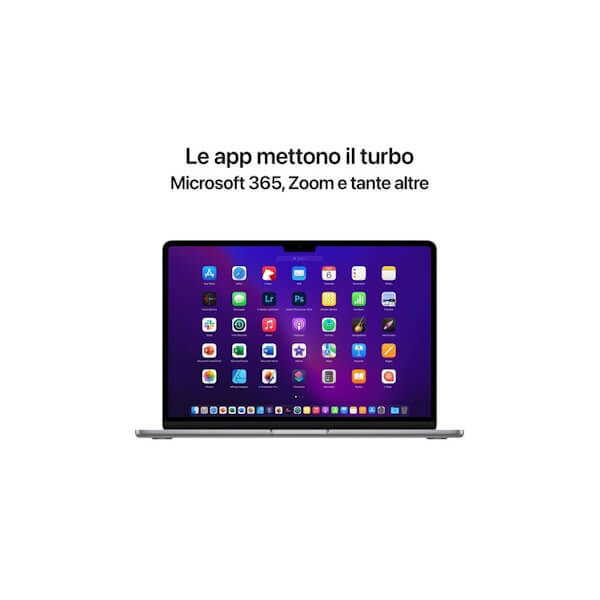 MACBOOK AIR 15" 512GB SSD \\ 16GB MEMORIA UNIFICATA, CHIP APPLE M3 8-CORE CPU 10-CORE GPU - ARGENTO