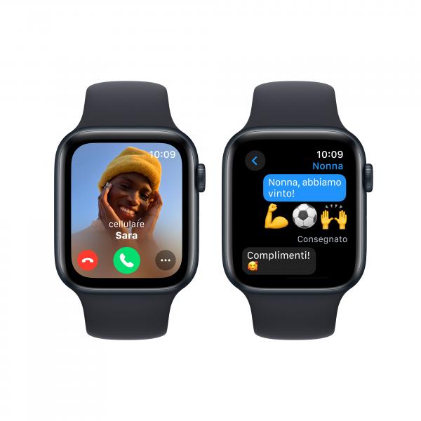 APPLE WATCH SE GPS 44MM MIDNIGHT ALUMINIUM CASE WITH MIDNIGHT SPORT BAND - S/M