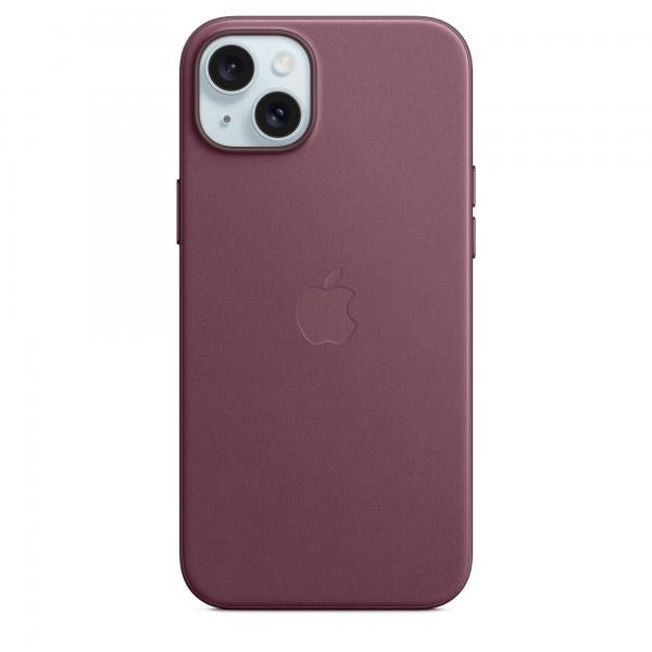 Custodia in Tessuto Firewoven per iPhone 15 Plus con MagSafe - Bordeaux