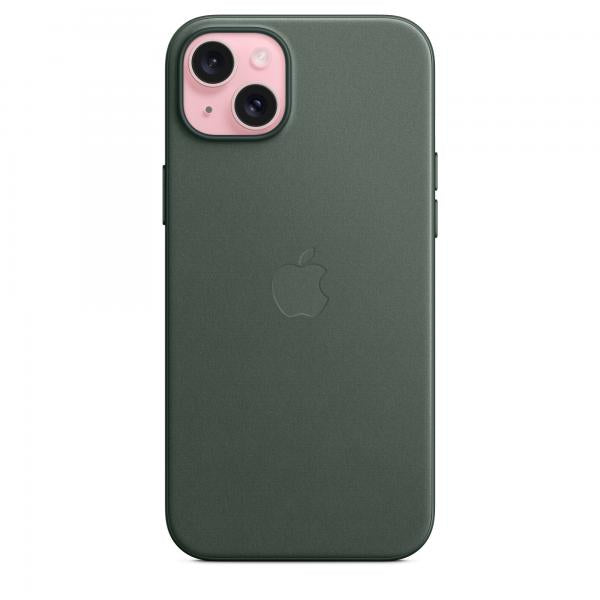 Custodia in Tessuto Firewoven per iPhone 15 Plus con MagSafe - Verde