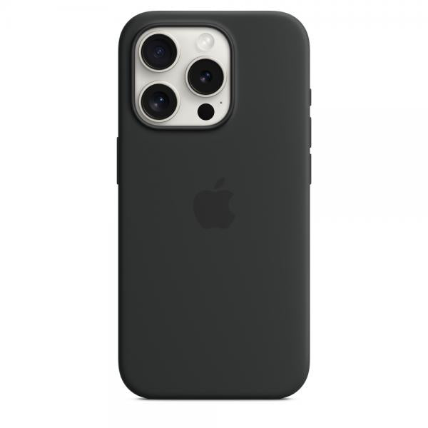 Custodia in Silicone per iPhone 15 Pro con MagSafe - Nera