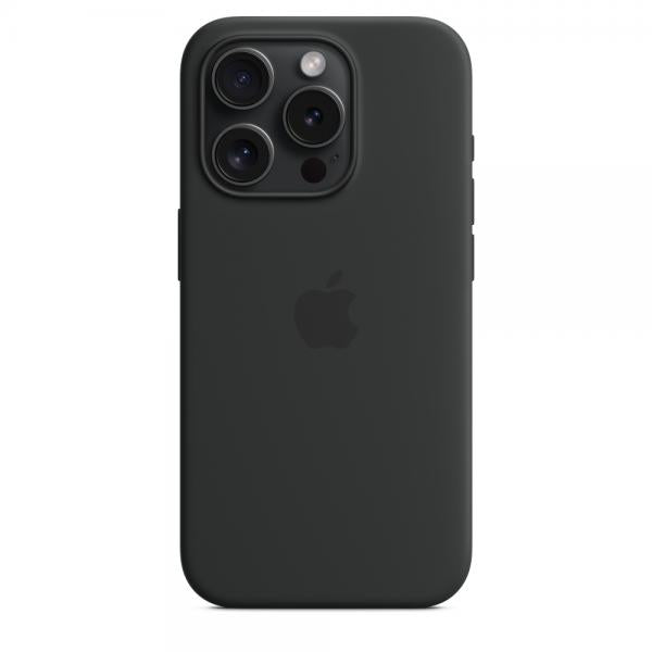 Custodia in Silicone per iPhone 15 Pro con MagSafe - Nera
