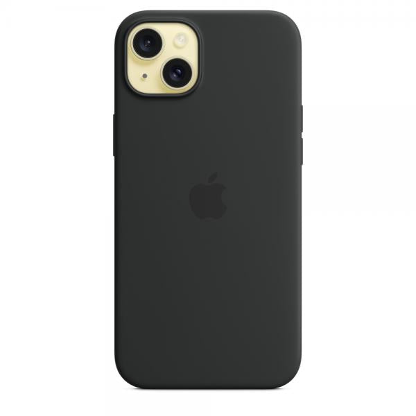Custodia in Silicone per iPhone 15 Plus con MagSafe - Nero