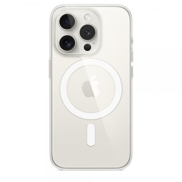 Custodia Trasparente per iPhone 15 Pro con MagSafe