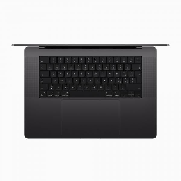 MacBook Pro 16" Chip Apple M3 Pro con 12-core CPU e 18-core GPU, 18GB, 512GB SSD - Nero siderale