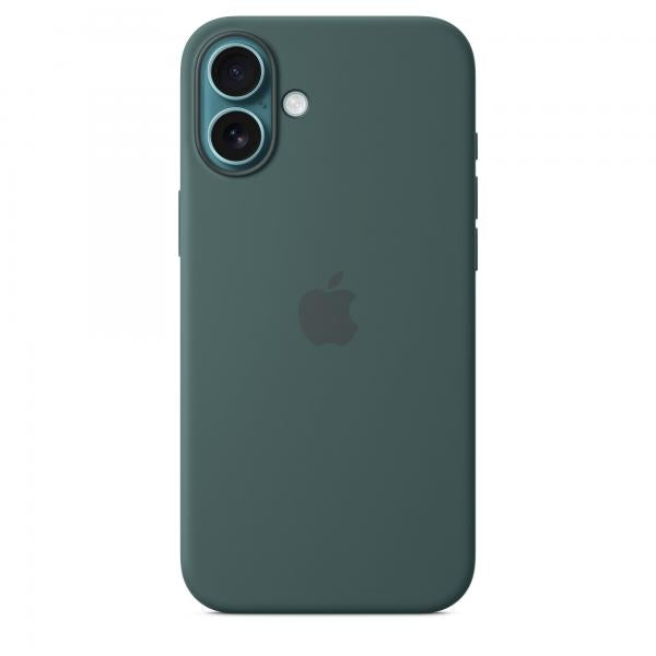 Custodia in Silicone per iPhone 16 Plus con MagSafe - Verde Lago