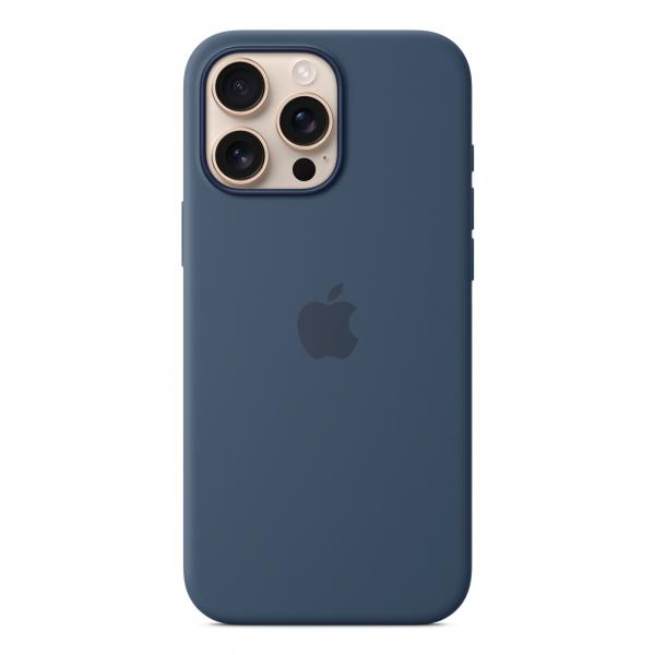 Custodia in Silicone per iPhone 16 Pro Max con MagSafe - Denim