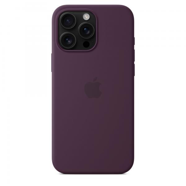 Custodia in Silicone per iPhone 16 Pro Max con MagSafe - Prugna