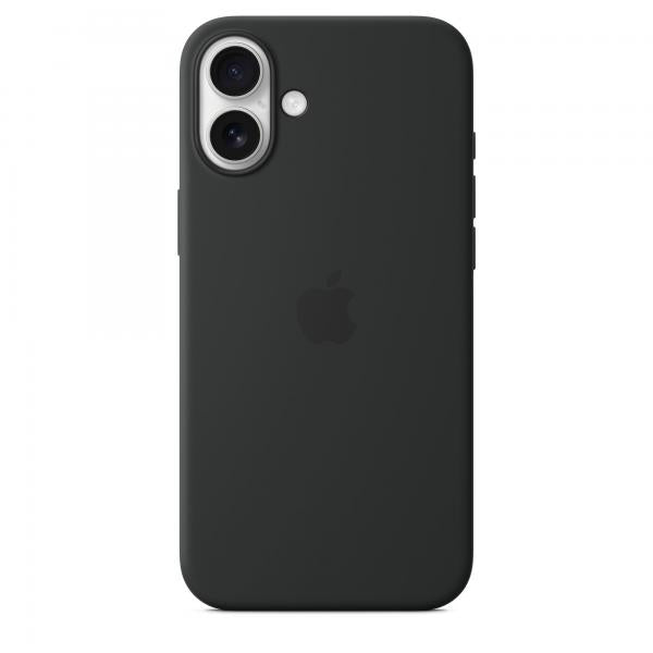 Custodia in Silicone per iPhone 16 Plus con MagSafe - Nero