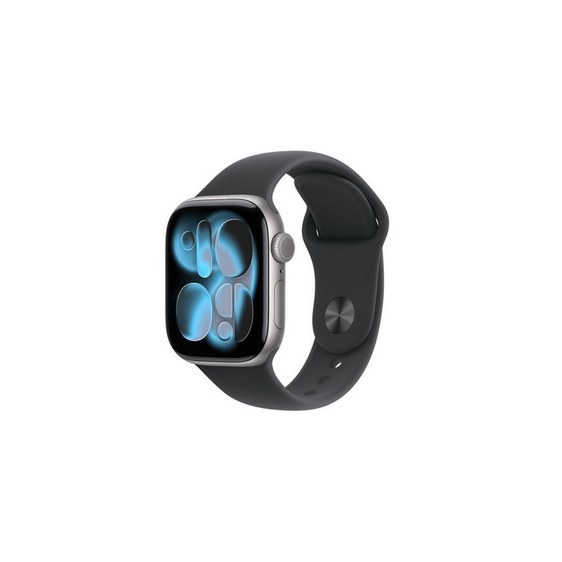 Apple Watch Series 11GPS42mmSpace Grey Aluminium Case with Black Sport Band - S/M