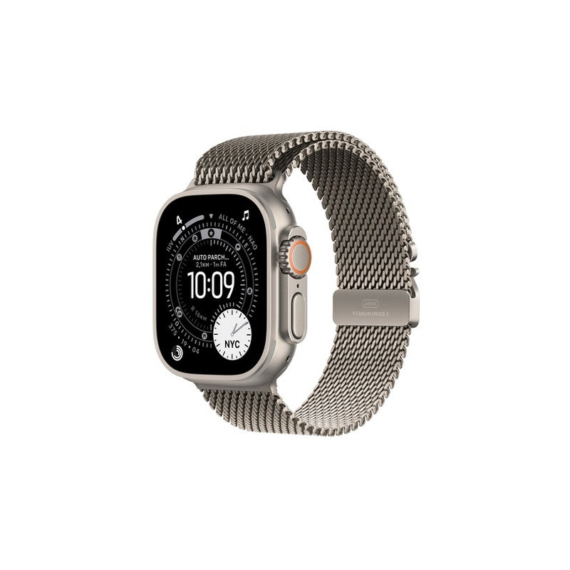 Apple Watch Ultra 3GPS + Cellular49mmNatural Titanium Case with Natural Titanium Milanese Loop - Small