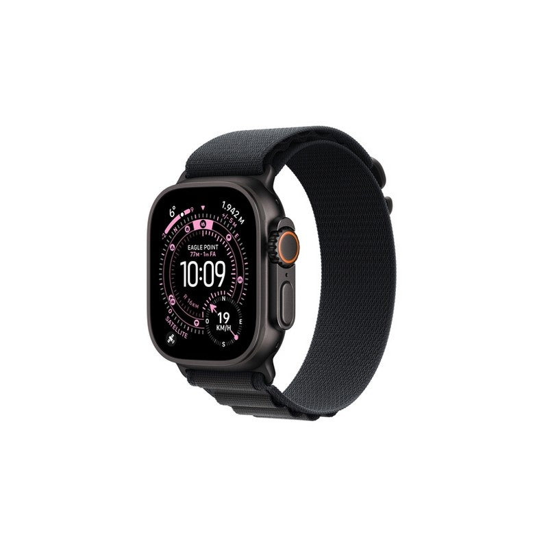 Apple Watch Ultra 3GPS + Cellular49mmBlack Titanium Case with Black Alpine Loop - Medium