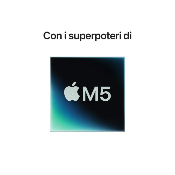 MacBook Pro 14" 1 TB SSD \\ 24GB memoria unificata, chip Apple M5 10-core CPU 10-core GPU - Argento