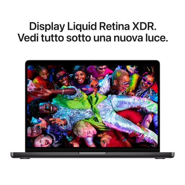 MacBook Pro 14" 1 TB SSD \\ 24GB memoria unificata, chip Apple M5 10-core CPU 10-core GPU - Argento