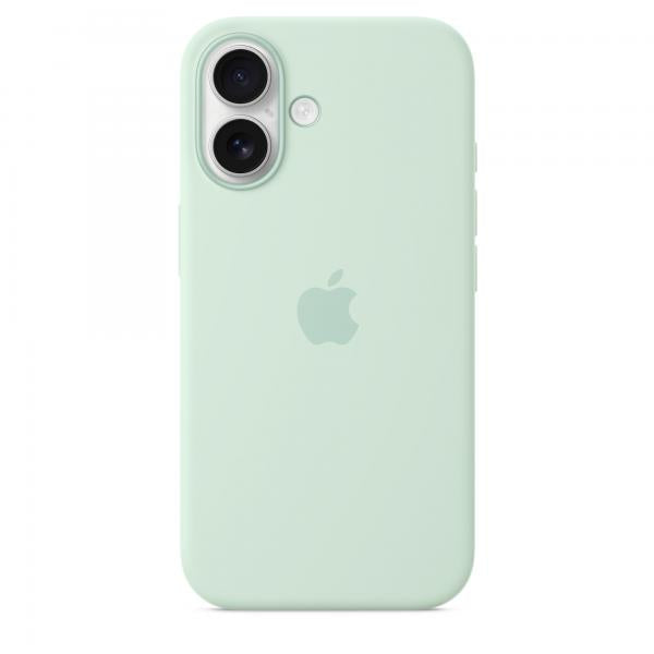 Custodia in Silicone per iPhone 16 con MagSafe - Aquamarine