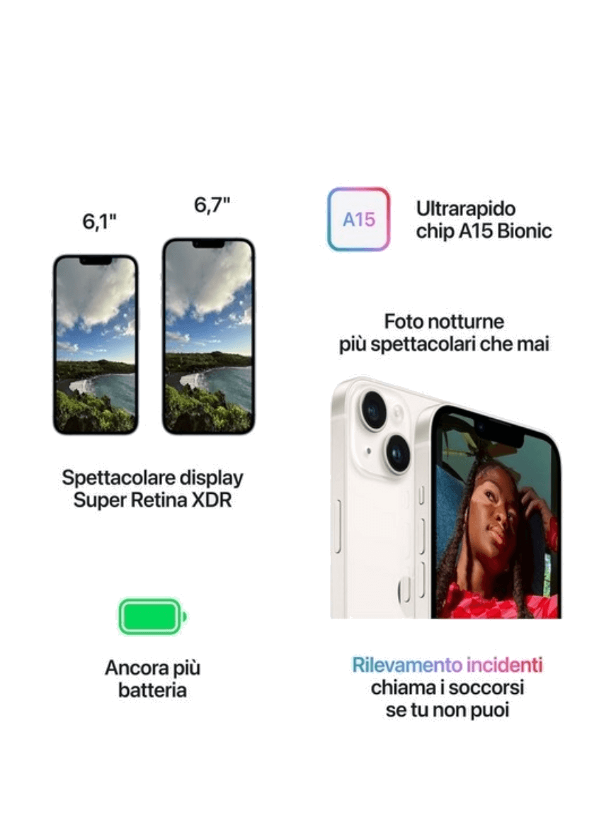 APPLE IPHONE 14 128GB RED ITALY