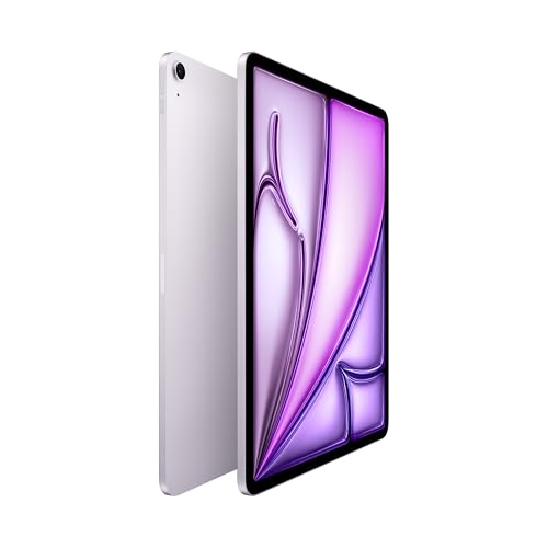 Apple iPad Air 13'' con chip M3: Apple Intelligence, 1 TB, fotocamera frontale e posteriore da 12MP, Wi-Fi 6E + reti cellulari 5G, Touch ID, un giorno intero di batteria — Galassia