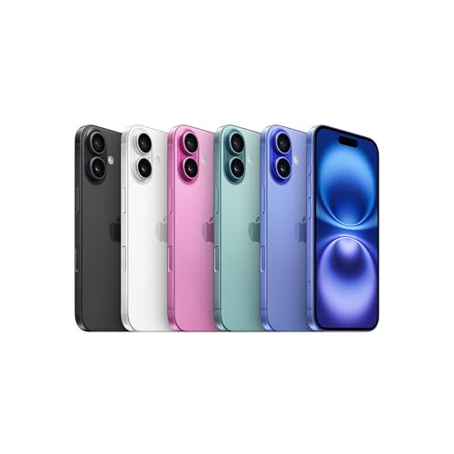 Apple iPhone 16 256 GB: Telefono 5G con Controllo fotocamera, chip A18 e tanta autonomia in più. Compatibile con AirPods; Nero