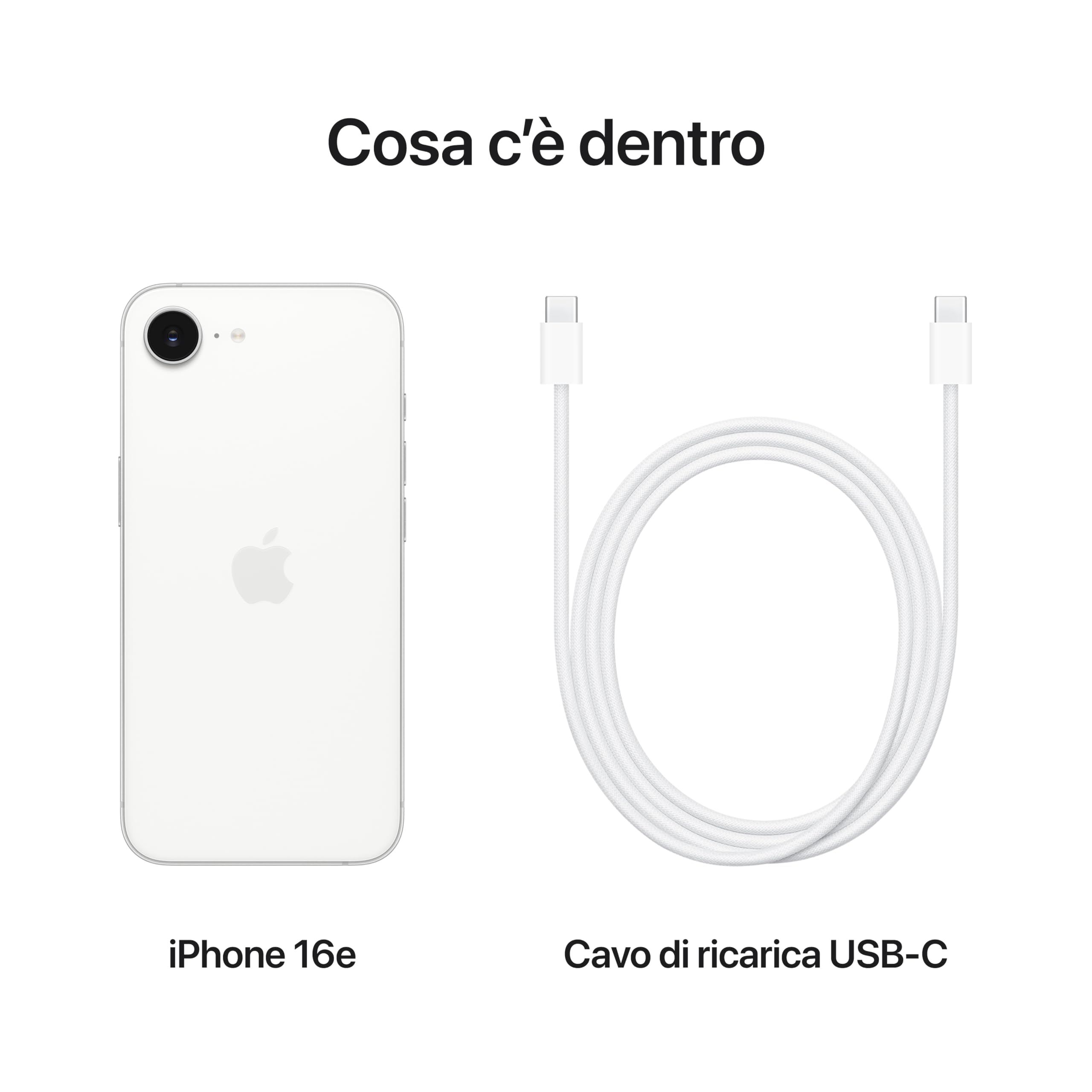 Apple iPhone 16e 128 GB: Bianco