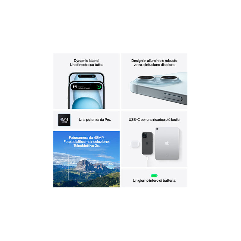 APPLE IPHONE 15 128GB BLACK EU