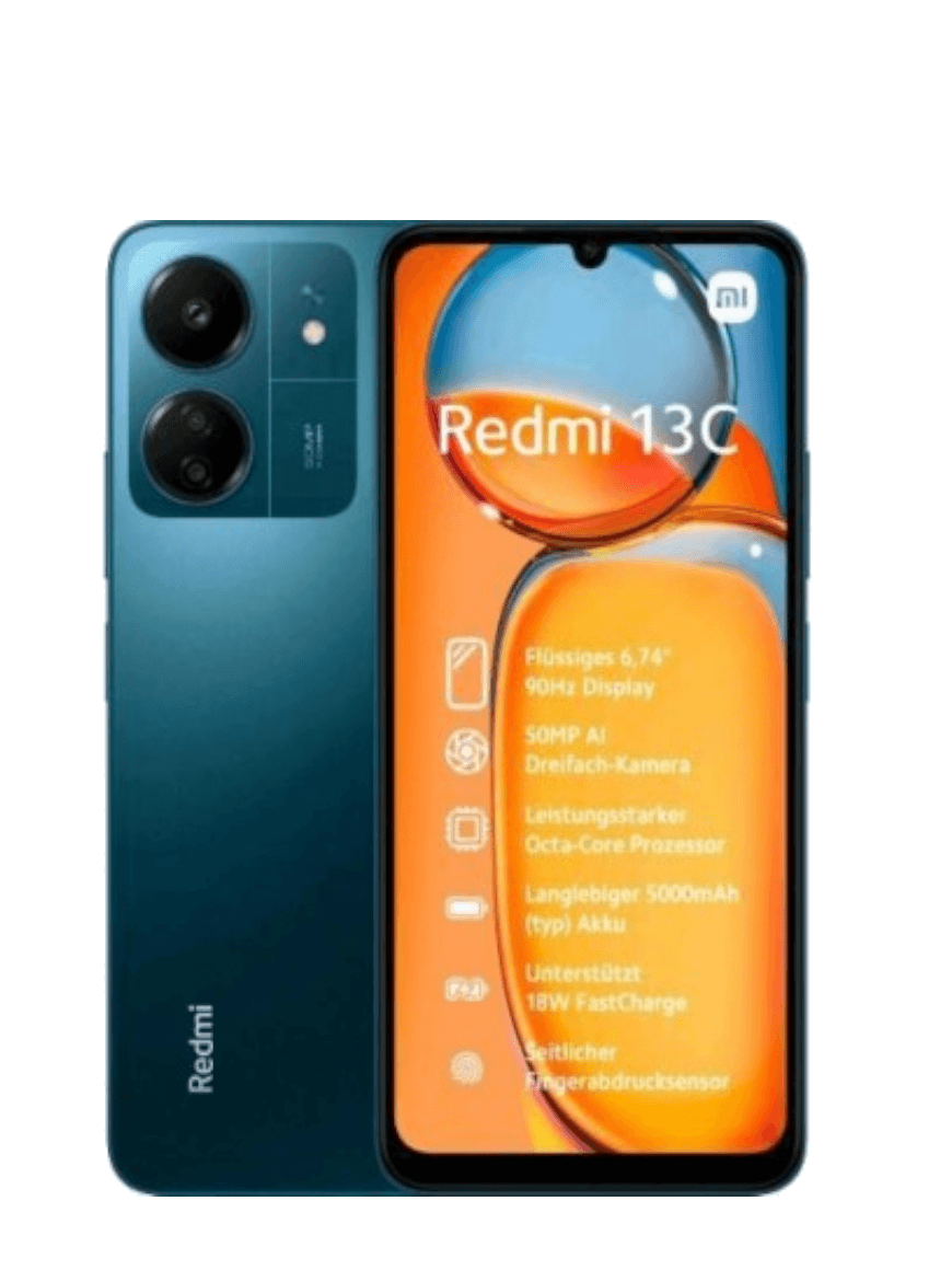 XIAOMI REDMI 13C 128GB 4GB RAM DUAL SIM BLUE EU OEM