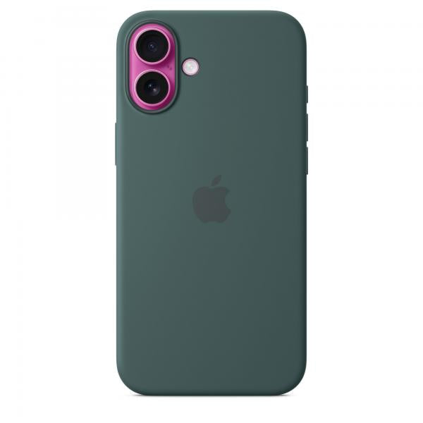 Custodia in Silicone per iPhone 16 Plus con MagSafe - Verde Lago