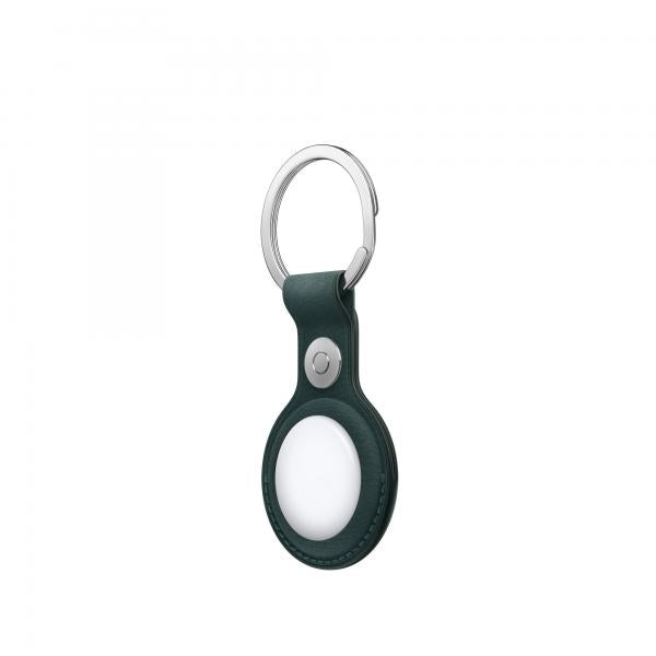 AirTag FineWoven Key Ring \\ Dark Green
