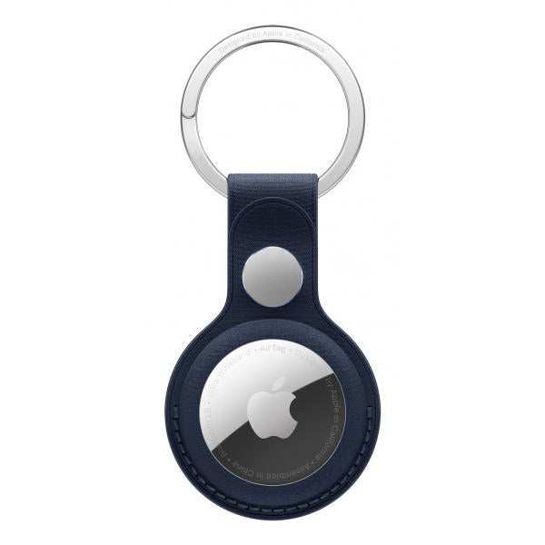AirTag FineWoven Key Ring \\ Deep Blue