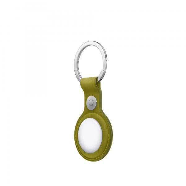 AirTag FineWoven Key Ring \\ Chartreuse