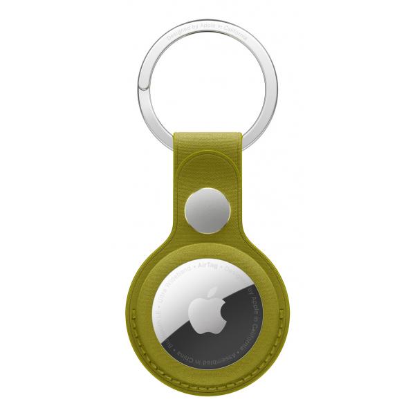 AirTag FineWoven Key Ring \\ Chartreuse