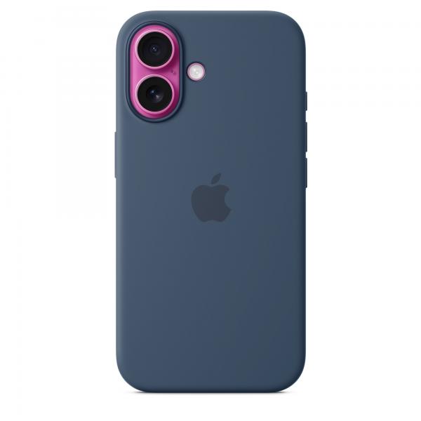 Custodia in Silicone per iPhone 16 con MagSafe - Denim