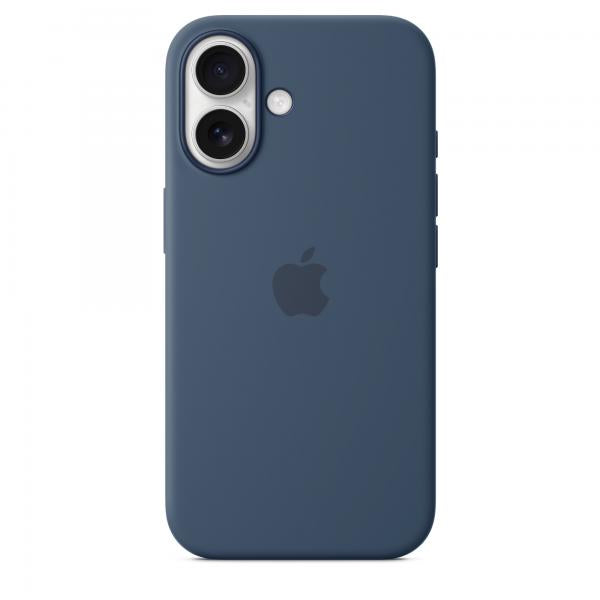 Custodia in Silicone per iPhone 16 con MagSafe - Denim