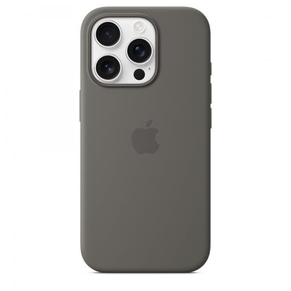 Custodia in Silicone per iPhone 16 Pro con MagSafe - Grigio Pietra