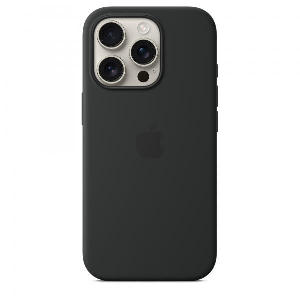 Custodia in Silicone per iPhone 16 Pro con MagSafe - Nera