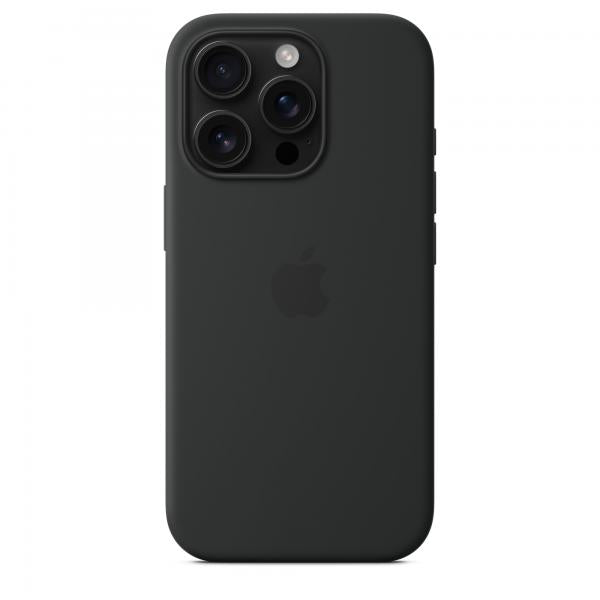 Custodia in Silicone per iPhone 16 Pro con MagSafe - Nera