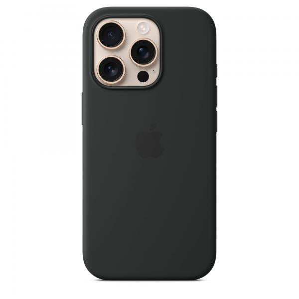 Custodia in Silicone per iPhone 16 Pro con MagSafe - Nera