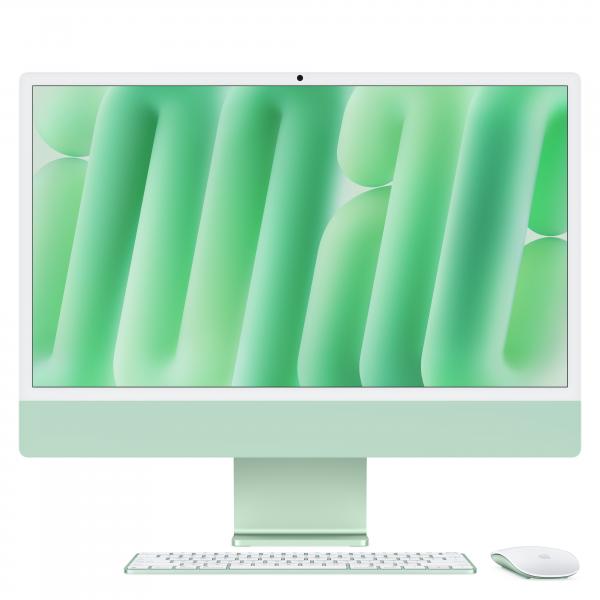 iMac 24" Retina 4.5K 512GB SSD \ 16GB RAM \ chip Apple M4 con CPU 10-core e GPU 10-core \\ Verde