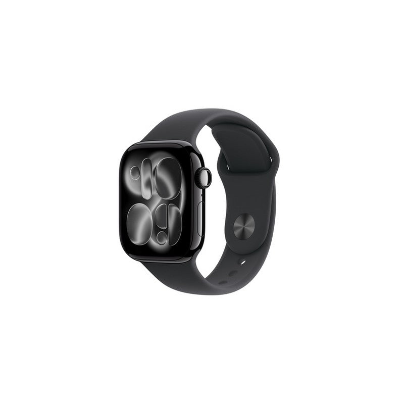 Apple Watch Series 11GPS42mmJet Black Aluminium Case with Black Sport Band - S/M