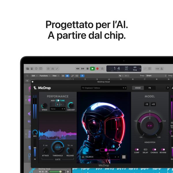MacBook Pro 14" 512 GB SSD \\ 16GB memoria unificata, chip Apple M5 10-core CPU 10-core GPU - Nero siderale