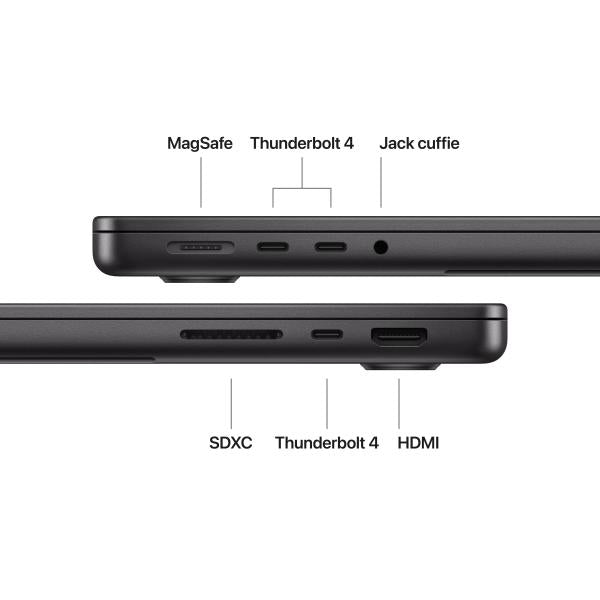MacBook Pro 14" 512 GB SSD \\ 16GB memoria unificata, chip Apple M5 10-core CPU 10-core GPU - Argento