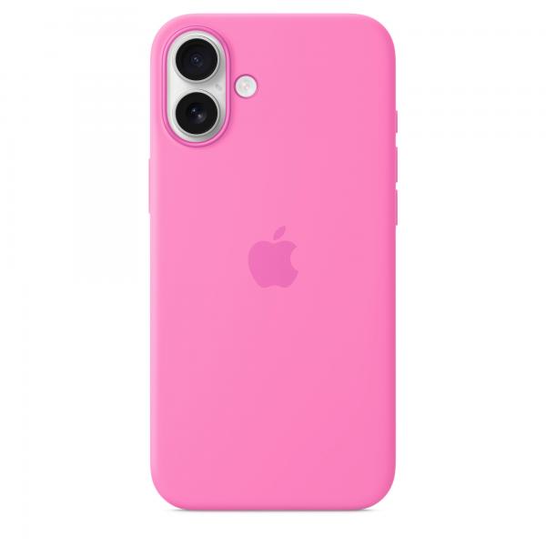 Custodia in Silicone per iPhone 16 Plus con MagSafe - Peonia