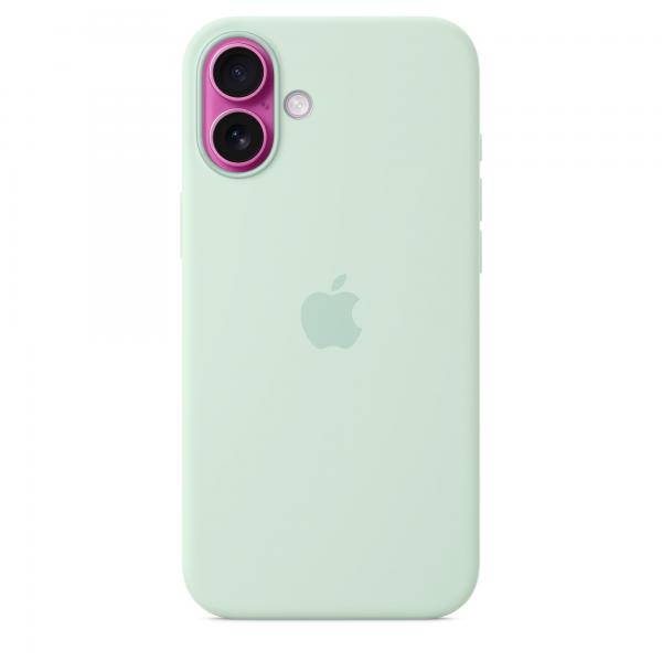 Custodia in Silicone per iPhone 16 Plus con MagSafe - Acquamarine