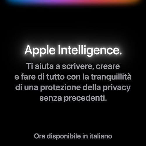 Apple iPad Pro 11'': Chip M4 Progettato per Apple Intelligence, display Ultra Retina XDR, vetro con nanotexture, 1TB, fotocamera da 12MP, Wi-Fi 6E + reti cellulari 5G – Nero siderale