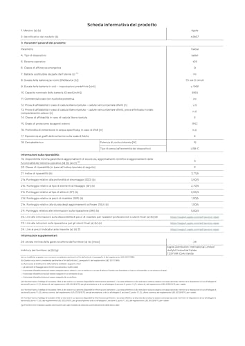 Apple iPad Pro 11'': Chip M4 Progettato per Apple Intelligence, display Ultra Retina XDR, vetro con nanotexture, 1TB, fotocamera da 12MP, Wi-Fi 6E + reti cellulari 5G – Nero siderale