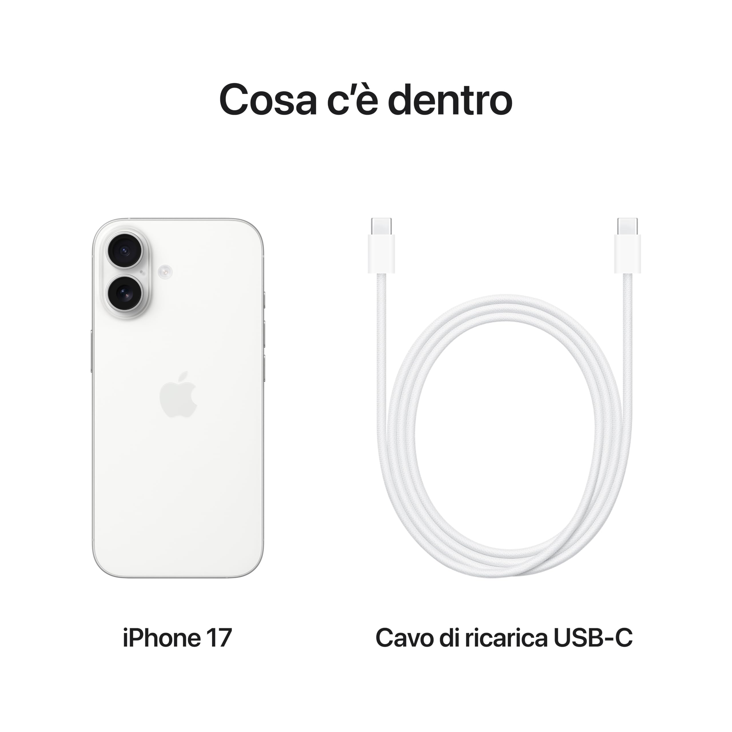 Apple iPhone 17 512 GB: Bianco