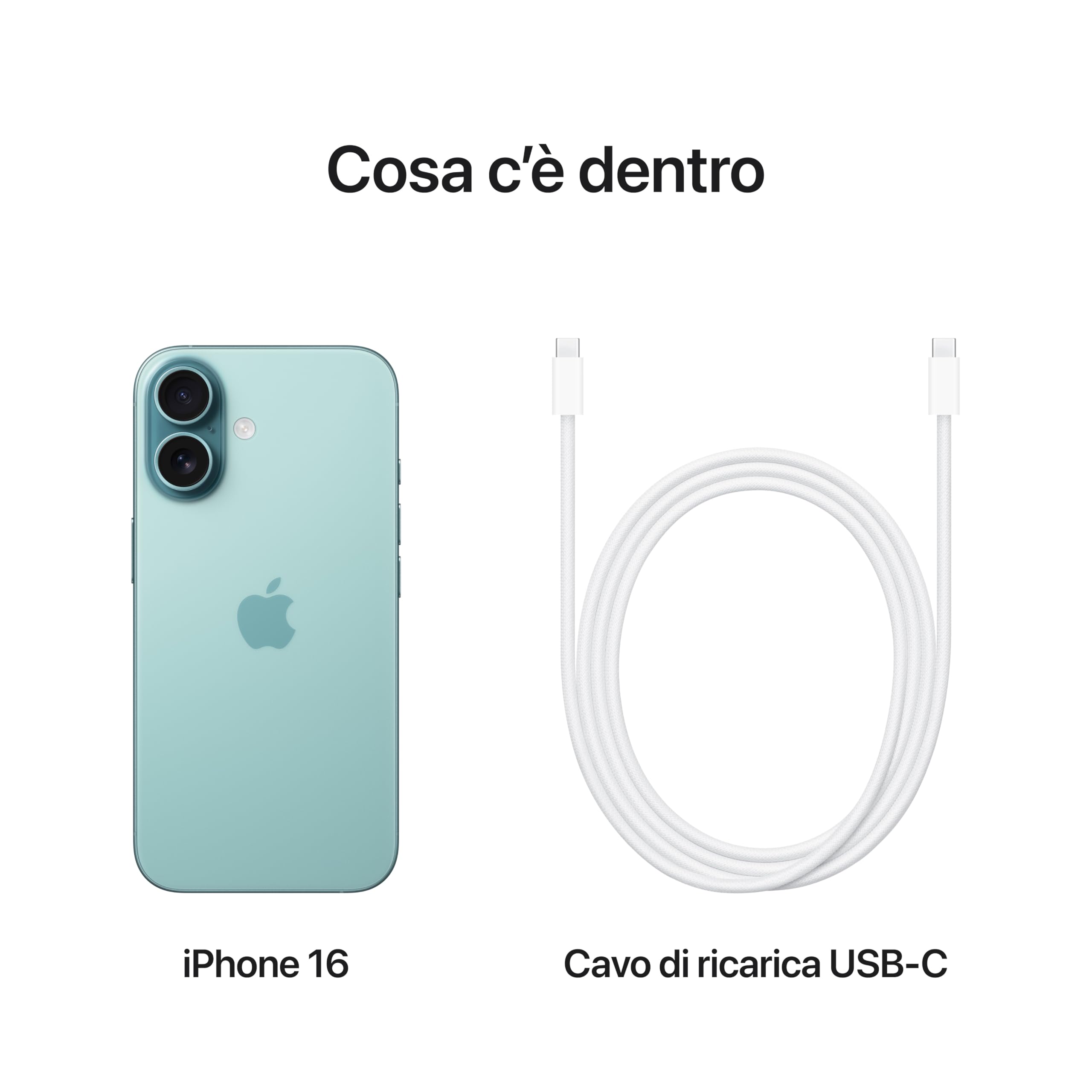 Apple iPhone 16 256 GB: Telefono 5G con Controllo fotocamera, chip A18 e tanta autonomia in più. Compatibile con AirPods; Nero