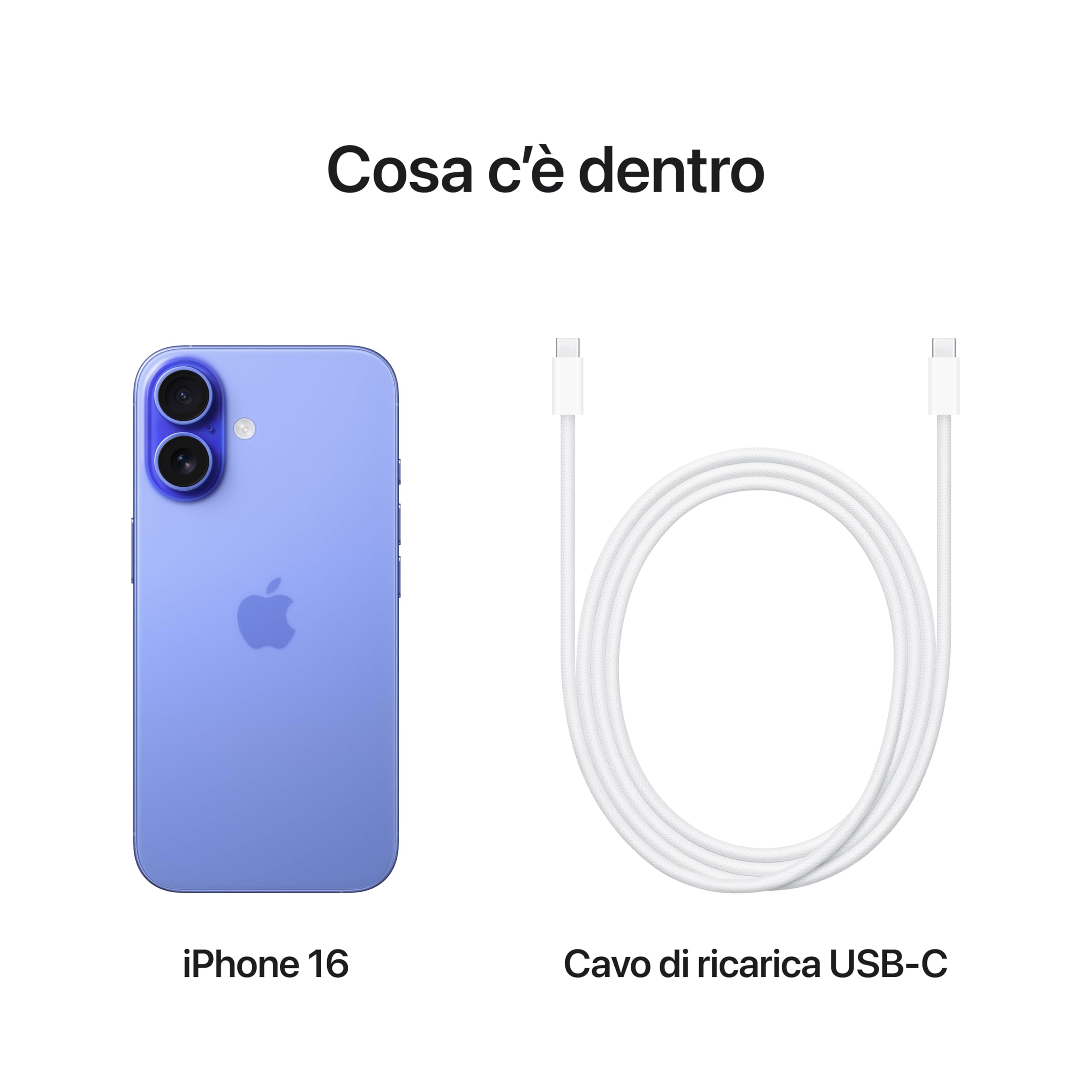 Apple iPhone 16 128 GB:  Blu oltremare